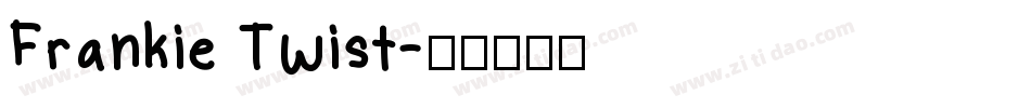 Frankie Twist字体转换